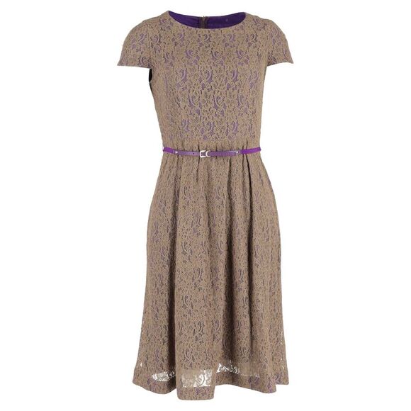 engagement dress for bridesmaid indian Iris Burgundy Floral Lace Pencil Midi Dress main image 1